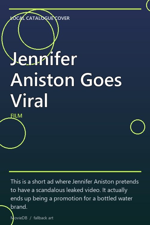 Jennifer Aniston Goes Viral poster