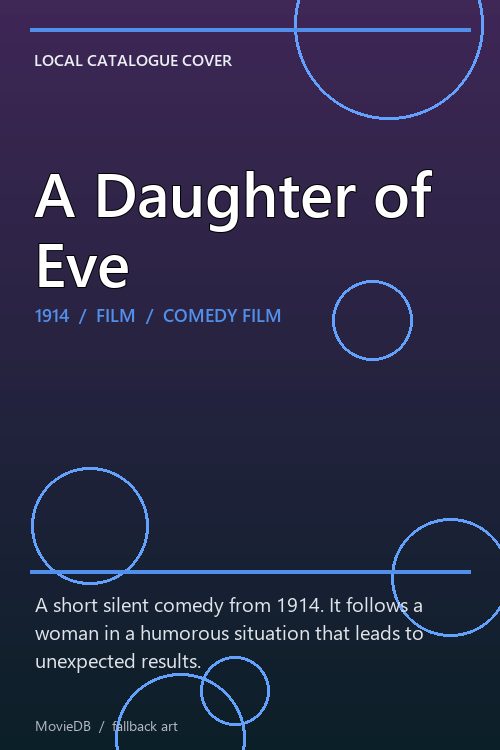 A Daughter of Eve poster