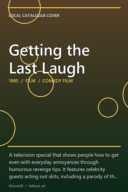 Getting the Last Laugh poster