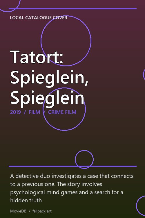 Tatort: Spieglein, Spieglein poster