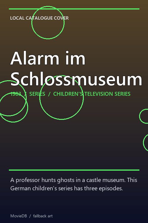 Alarm im Schlossmuseum poster