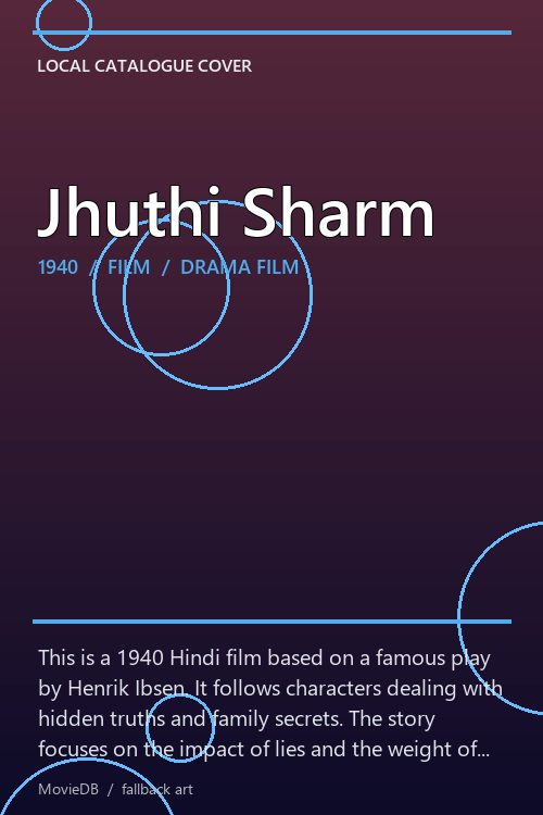 Jhuthi Sharm poster