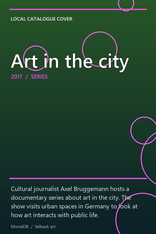 Art in the city poster