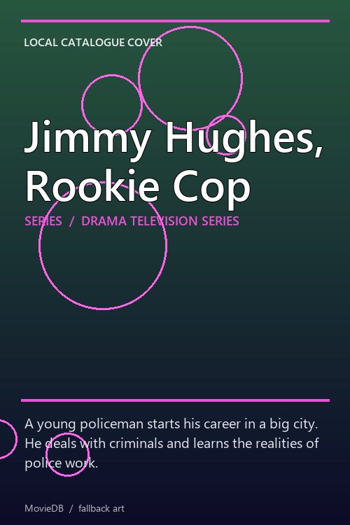 Jimmy Hughes, Rookie Cop poster