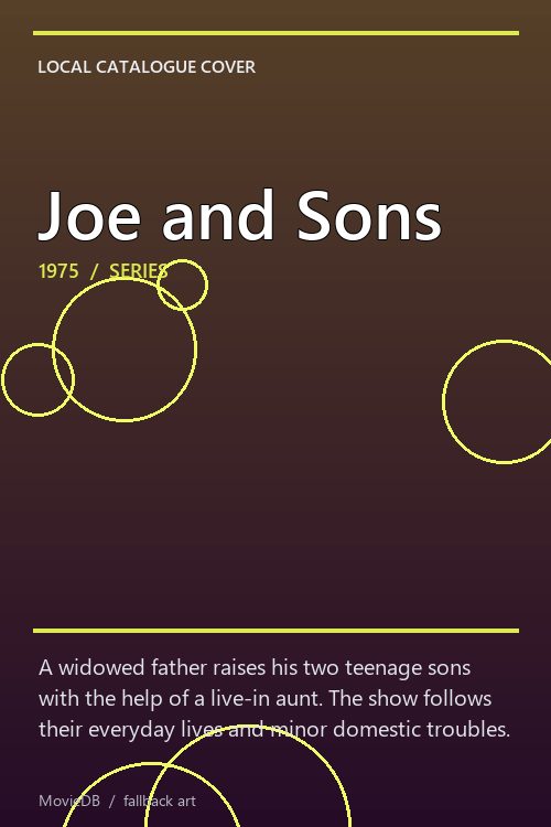 Joe and Sons poster