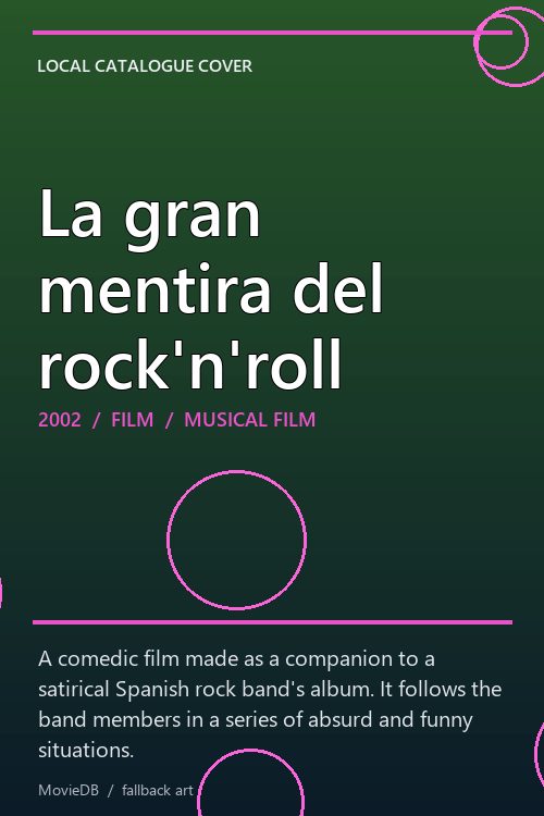 La gran mentira del rock'n'roll poster