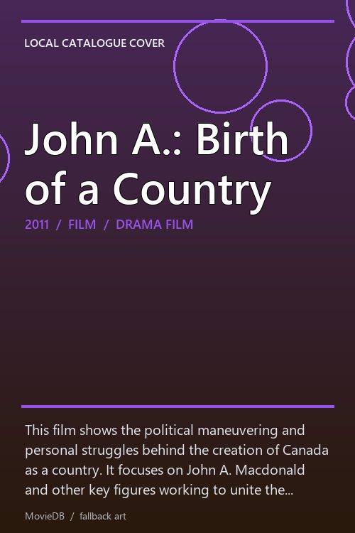 John A.: Birth of a Country poster