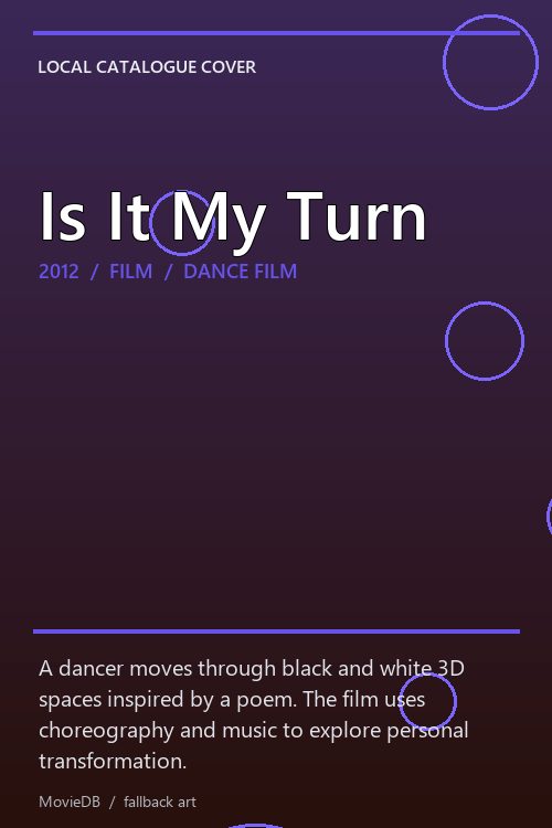 Is It My Turn poster