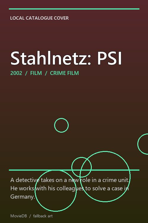 Stahlnetz: PSI poster