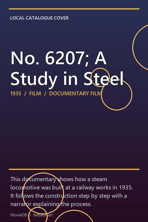 No. 6207; A Study in Steel poster