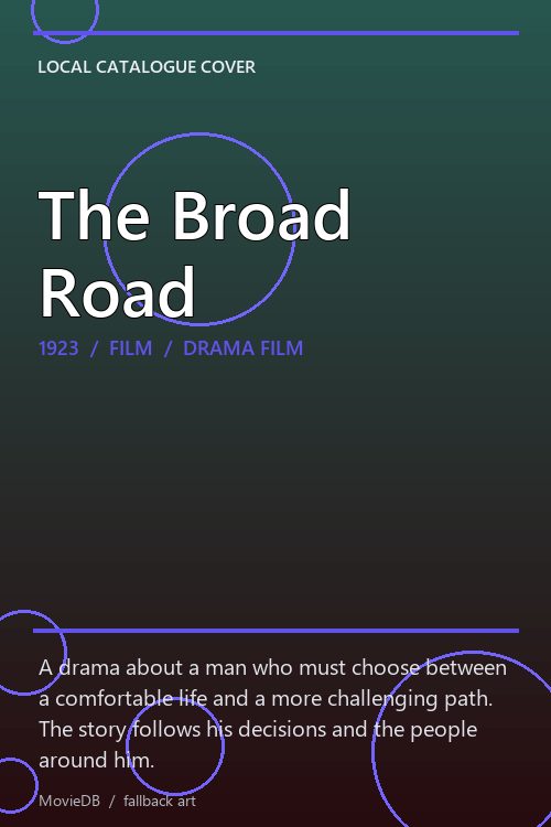 The Broad Road poster