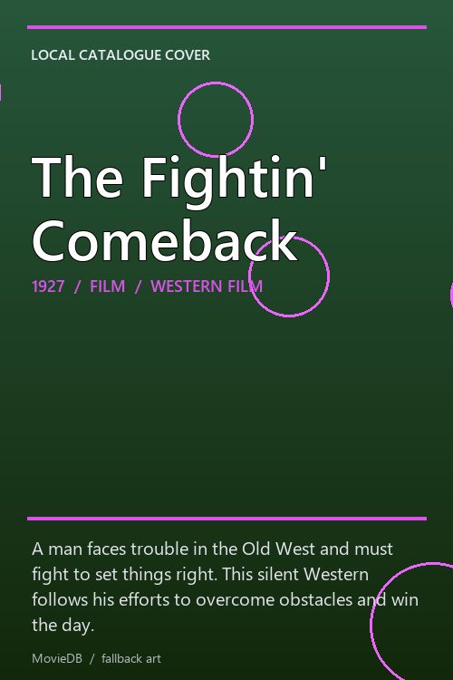 The Fightin' Comeback poster