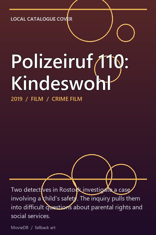 Polizeiruf 110: Kindeswohl poster