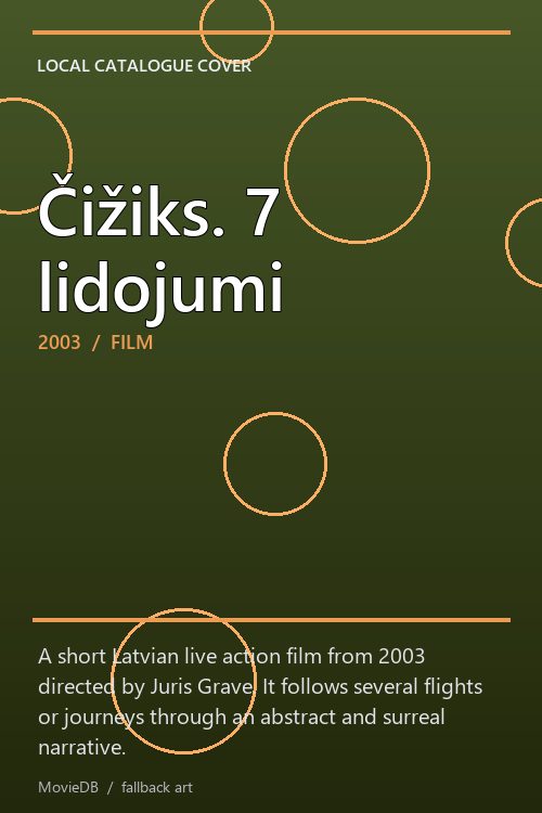 Čižiks. 7 lidojumi poster