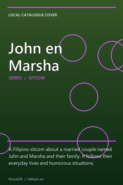 John en Marsha poster