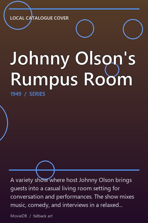 Johnny Olson's Rumpus Room poster