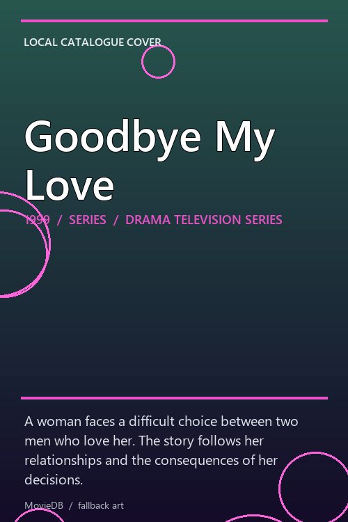 Goodbye My Love poster
