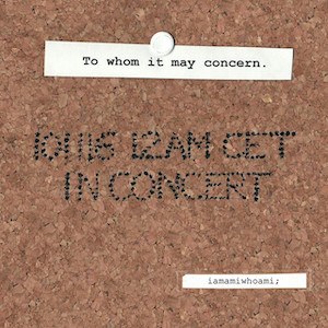 IN CONCERT poster