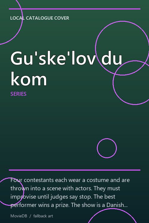 Gu'ske'lov du kom poster