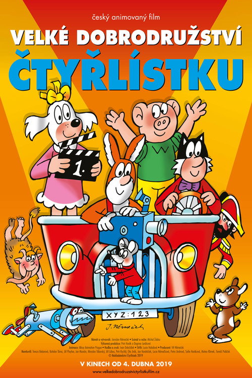 Velké dobrodruzství Ctyrlístku poster