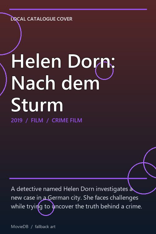 Helen Dorn: Nach dem Sturm poster