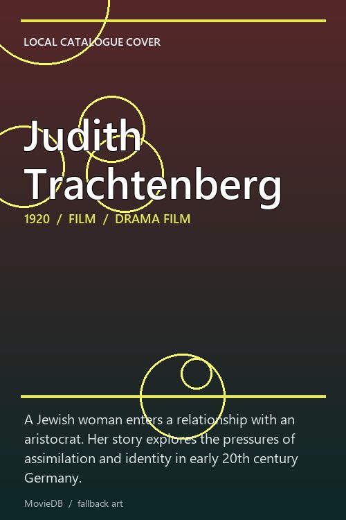 Judith Trachtenberg poster