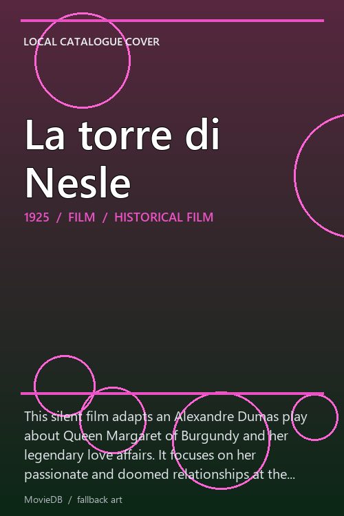La torre di Nesle poster