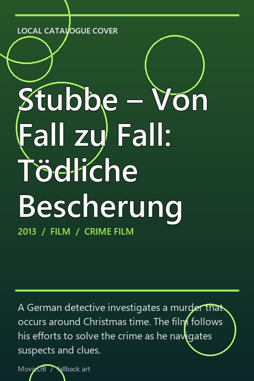 Stubbe – Von Fall zu Fall: Tödliche Bescherung poster