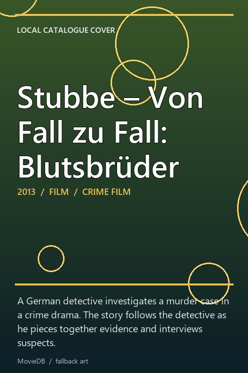 Stubbe – Von Fall zu Fall: Blutsbrüder poster