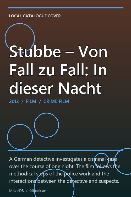 Stubbe – Von Fall zu Fall: In dieser Nacht poster