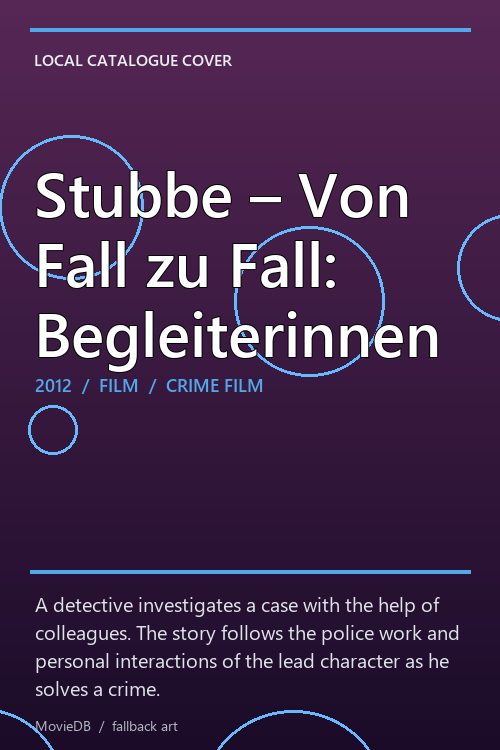 Stubbe – Von Fall zu Fall: Begleiterinnen poster