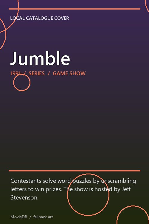 Jumble poster