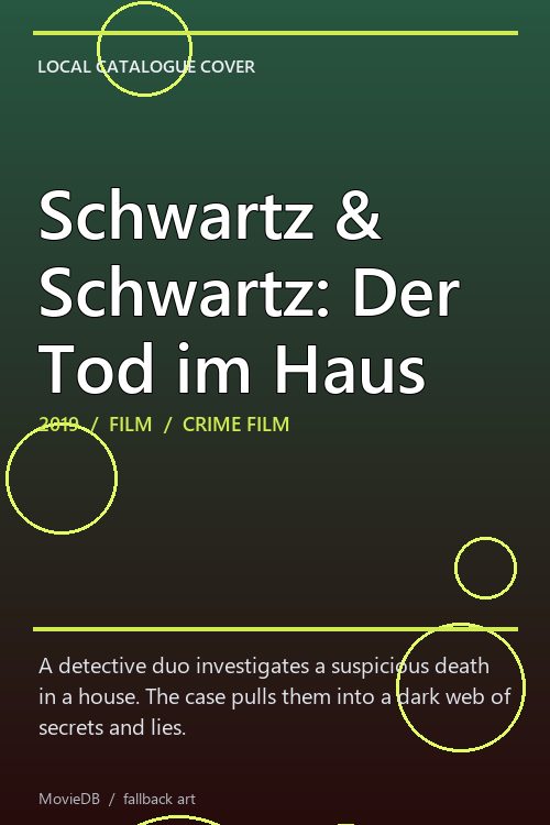 Schwartz & Schwartz: Der Tod im Haus poster