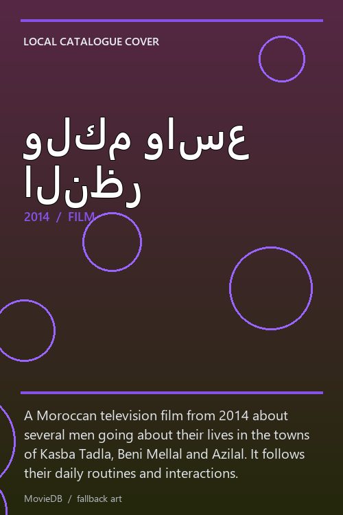 ولكم واسع النظر poster