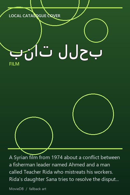 بنات للحب poster