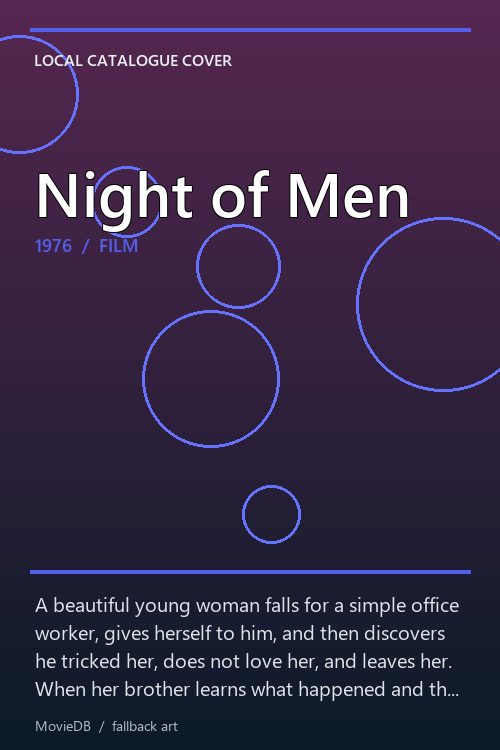 Night of Men poster
