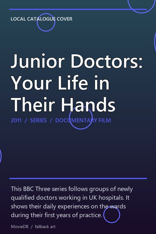 Junior Doctors: Your Life in Their Hands poster