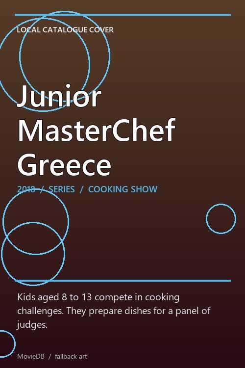 Junior MasterChef Greece poster