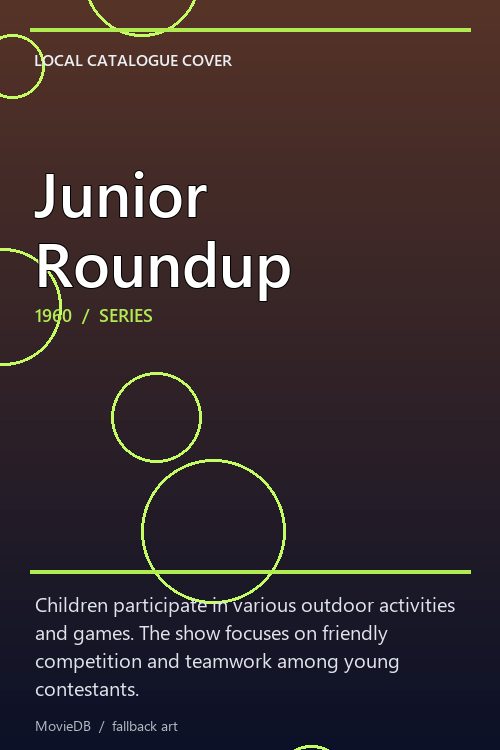 Junior Roundup poster