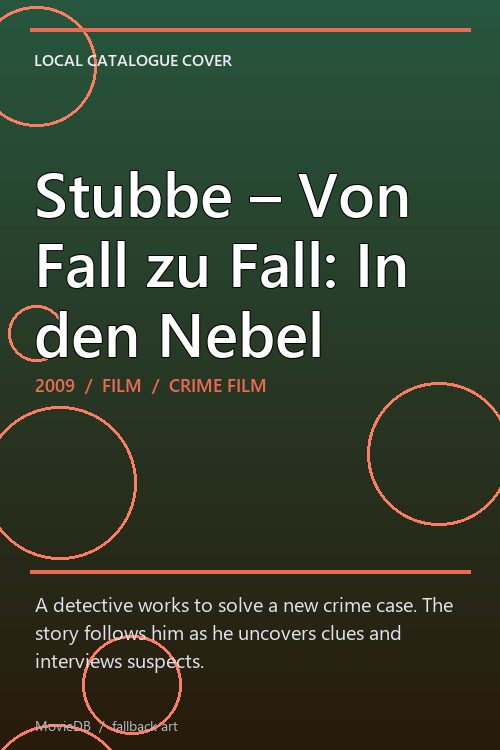 Stubbe – Von Fall zu Fall: In den Nebel poster