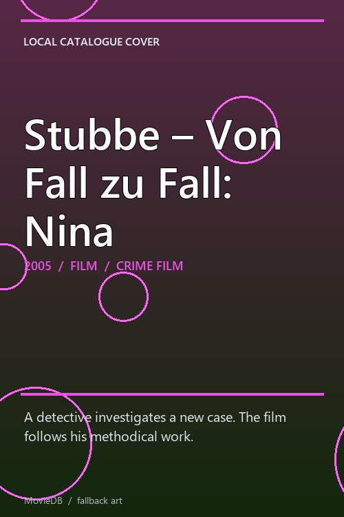 Stubbe – Von Fall zu Fall: Nina poster
