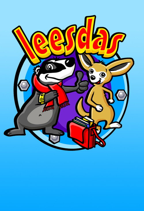 Leesdas Lettervos Boekentas poster