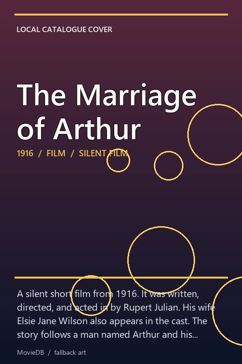 The Marriage of Arthur poster