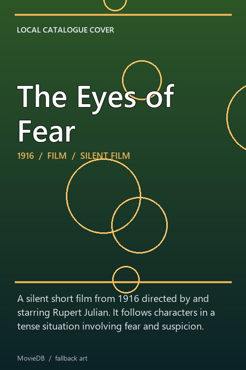 The Eyes of Fear poster