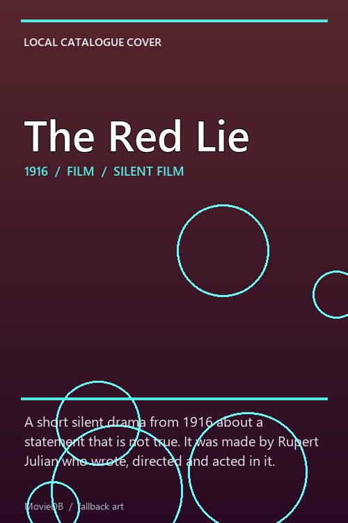 The Red Lie poster