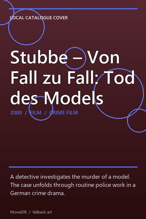 Stubbe – Von Fall zu Fall: Tod des Models poster