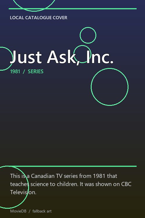 Just Ask, Inc. poster