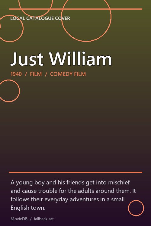 Just William poster