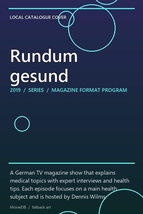 Rundum gesund poster