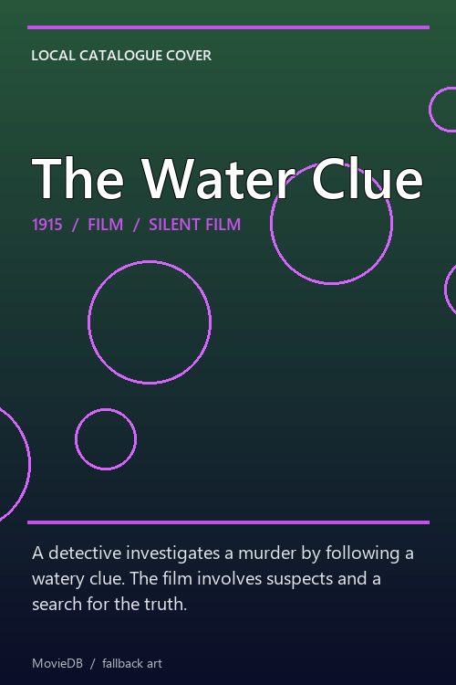 The Water Clue poster